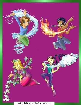 POZE W.I.T.C.H. - Irma,Taranee,Cornelia si Hay Lin - POZE W.I.T.C.H.