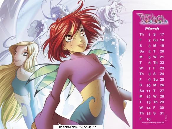 POZE W.I.T.C.H. - Alta(de la un calendar) - POZE W.I.T.C.H.
